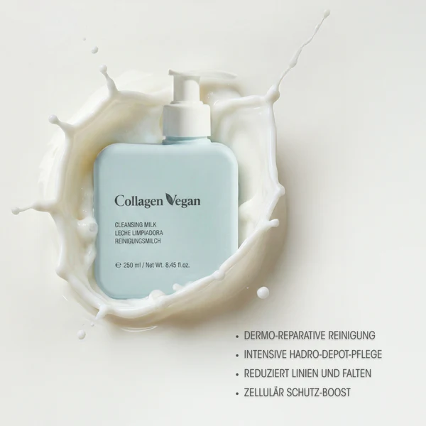 Collageen Vegan Cleansing Milk 250ml - Afbeelding 4